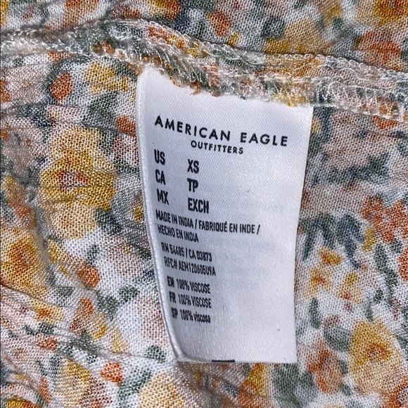 American Eagle Outfitters Asymmetrical Floral Skirt - Picture 8 of 8